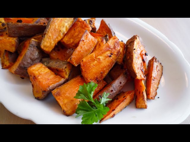 Geröstete Süßkartoffeln: Einfaches Rezept für den Ofen