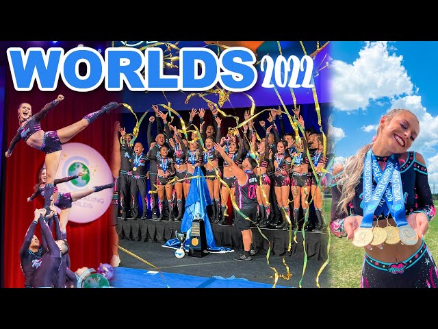CHEERLEADING WORLDS VLOG 2022: with top gun double o *4x world champion*