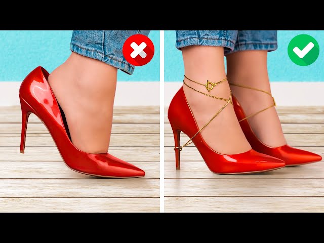 HOW TO LOOK AWESOME | Brilliant Shoe Tricks, Cheap DIY Clothes, Trendy Fashion Tips And Accessories