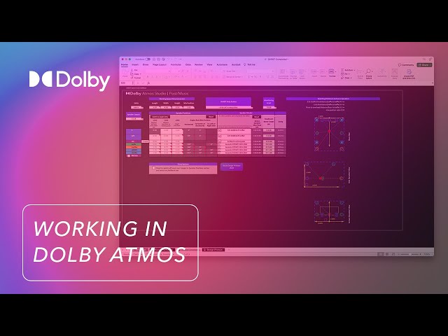 Dolby Atmos Room Design Tool Overview Part 2: Using the DARDT | Professional Support