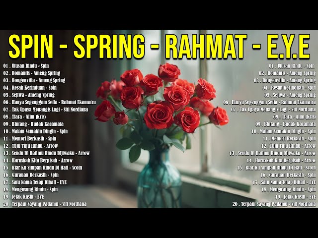Spin - Spring - Rahmat - EYE |Lagu Slow Rock Malaysia 90an Terbaik - Rock Kapak Lama 80 90an Terbaik