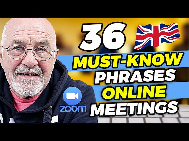 SECRETS to Online Meeting Mastery  | 36 MUST-KNOW Phrases