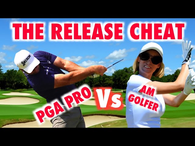 Why Amateurs can't release like PGA players (golf swing tips)