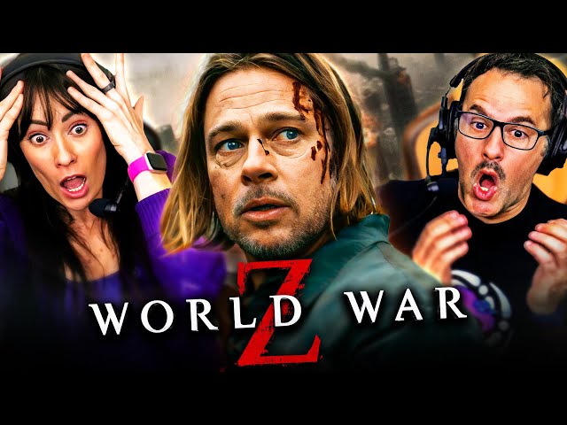 WORLD WAR Z (2013) MOVIE REACTION!! FIRST TIME WATCHING!! Brad Pitt | Zombies | Full Movie Review!