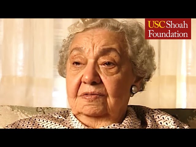 This is Genocide Awareness Month | Jewish Holocaust Survivor Jola Gelb | USC Shoah Foundation