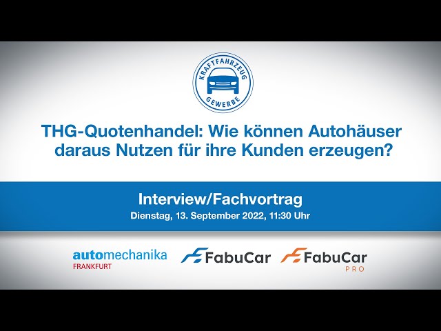 THG-Quotenhandel: Wie können Autohäuser daraus Nutzen für ihre Kunden erzeugen? | Interview