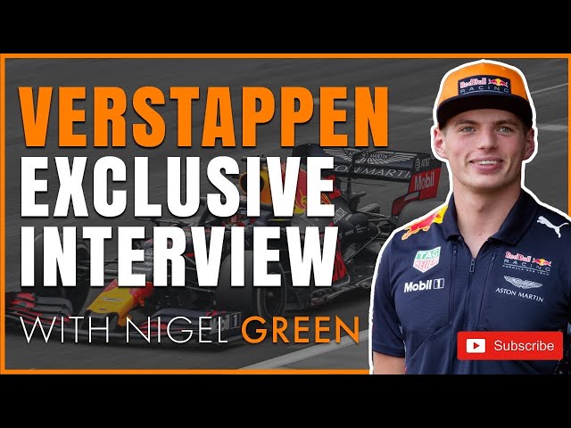 Max Verstappen EXCLUSIVE interview with Nigel Green deVere CEO at Abu Dhabi Grand Prix