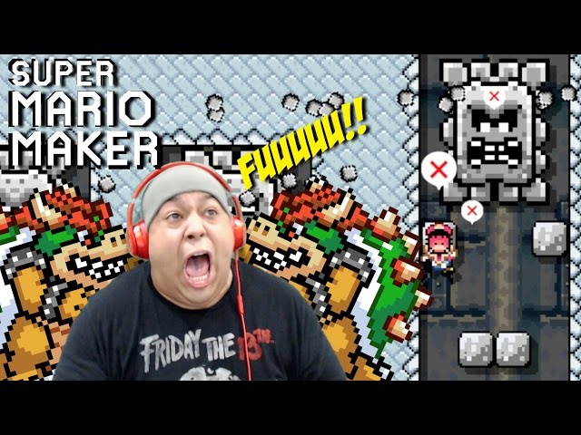 THIS SH#T RIGHT HERE TOO MUCH TO HANDLE!! [SUPER MARIO MAKER] [#88]