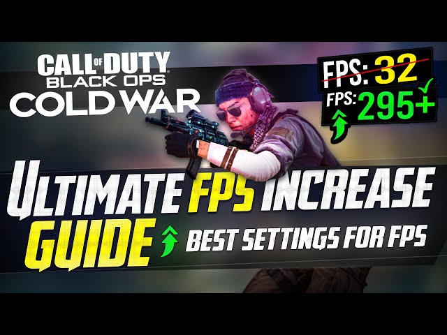 🔧 COD: BLACK OPS COLD WAR Dramatically increase performance / FPS with any setup! 🖱️🎮✔️