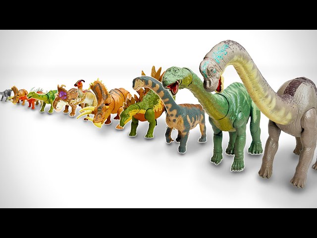 BIGGEST to SMALLEST: The BEST Jurassic Herbivore Collections | Brachiosaurus, Triceratops & More!