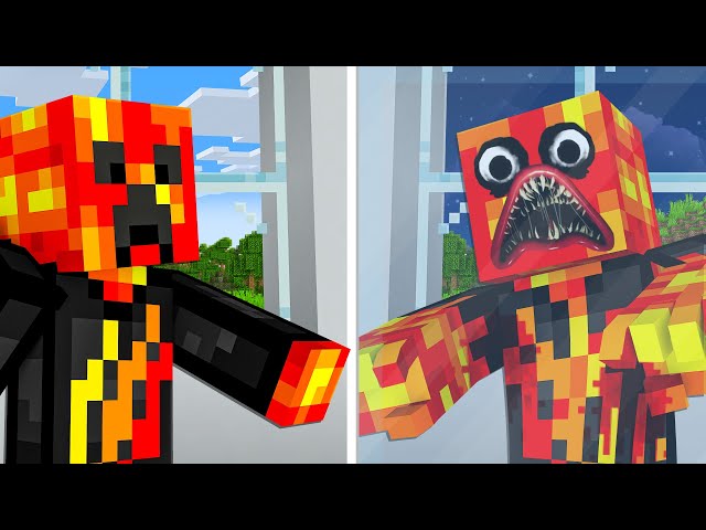 Minecraft But Everything I Touch Turns Scary