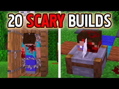Minecraft | 20 Scary Halloween Build Hack and Ideas