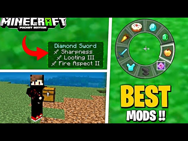 Top 5 Epic Mods/Addons For Minecraft PE ||Play Minecraft Pe easily without wasting time