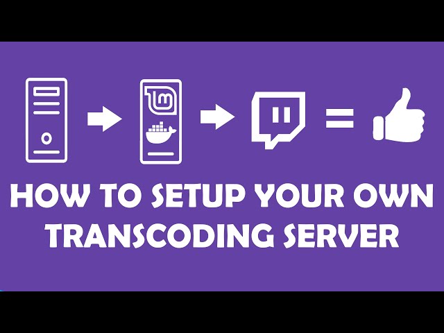 How to setup Twitch RTMP Transcoding Server - Dual PC BEST QUALITY STREAMING GUIDE