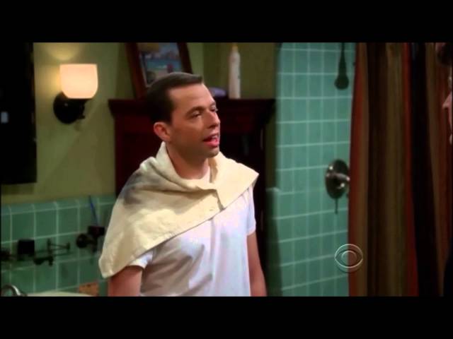 Two and a Half Men - Alan's Spray-On Hair [HD]