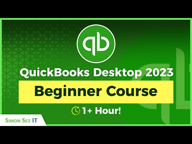 How to Use QuickBooks Desktop 2023 for Beginners - 1+ Hour QuickBooks Tutorial!