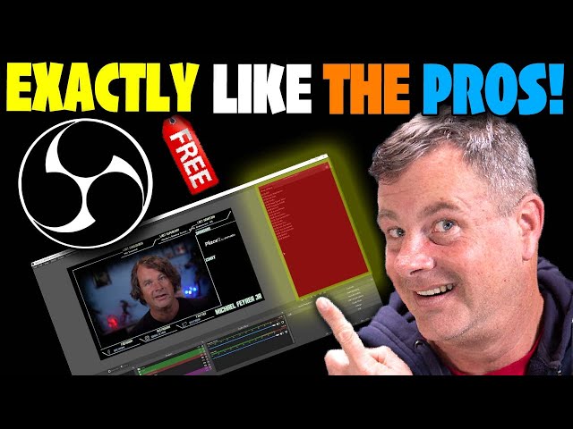 Live Stream Like A Pro! OBS tool that changes EVERYTHING!