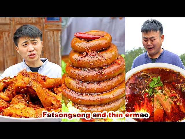 mukbang: Sea salt lobster made by Songsong and Ermao is mouth-watering