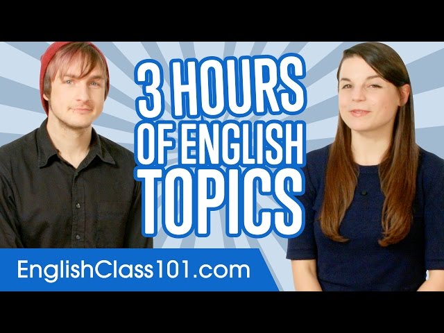 Learn English in 3 Hours - ALL You Need to Master English Conversation