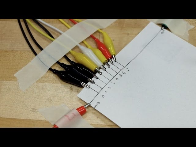 DIY Arduino Paper R2R Ladder DAC 8 bit