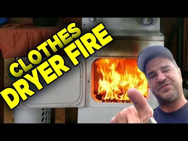 Prevented Clothes Dryer Fire Water Heater and Clothes Dryer Vented Together
