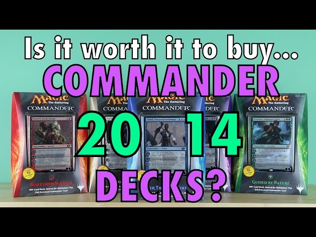 MTG - Are the 2014 Commander Decks Worth Buying? For which Magic: The Gathering players of EDH?