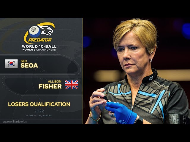 Seo Seoa vs Allison Fisher ▸ Predator World Women's 10-Ball Championship