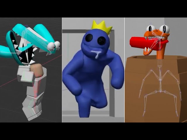 Rainbow Friends Chapter 2 Animations + Jumpscares Behind the Scenes [ROBLOX]