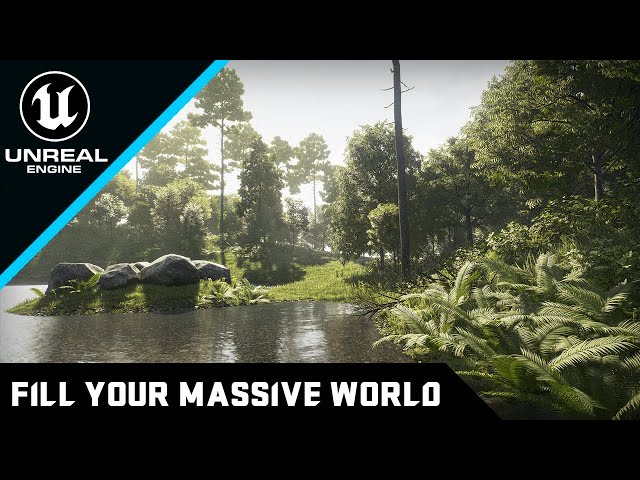 Fill Your Massive Open World Map in 14 minutes - Unreal Engine 5