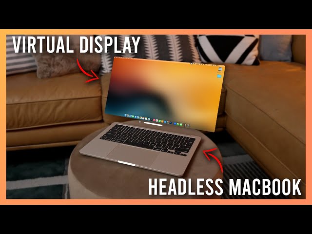 Using a Headless MacBook with Vision Pro!
