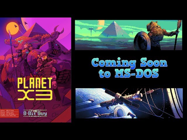 Planet X3 for MS-DOS Update & KIckstarter