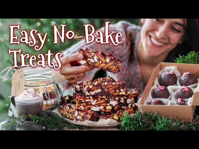 Easy NO-BAKE treats (perfect for the holidays) 🎄
