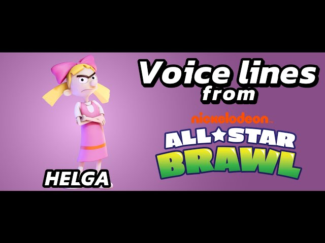 Helga - Voice Lines from Nickelodeon All-Star Brawl