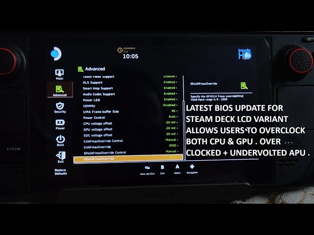Latest BIOS Update for Steam Deck LCD Allows Users to Overclock Both CPU & GPU | Is it Viable ?