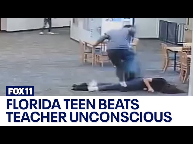 Florida teen beats teacher unconscious because she took away his Nintendo Switch