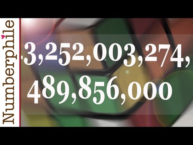 43,252,003,274,489,856,000 Rubik's Cube Combinations - Numberphile