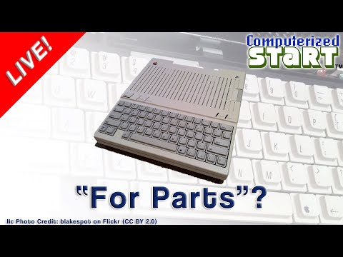 Computerized Start™ Live: Inspecting the Internal Condition of Jeramy's "For Parts" Apple //c?