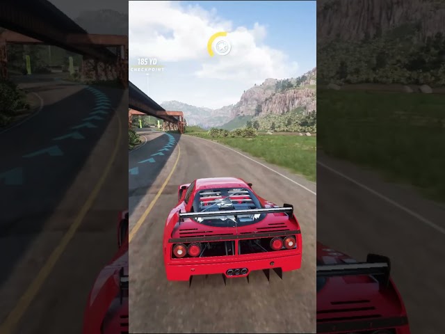Forza Horizon 5 Gameplay: Driving Ferrari F40 in Scenic Routes