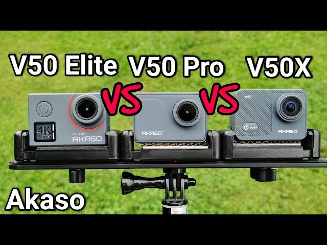 Akaso V50 Elite VS Akaso V50 Pro VS Akaso V50X - Action Camera Comparison