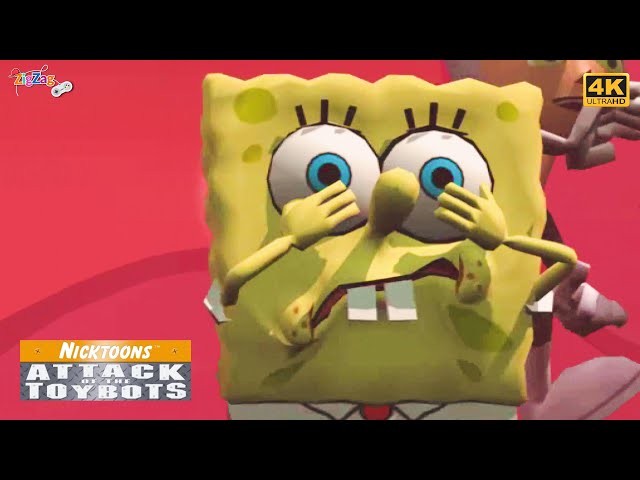 SpongeBob Nicktoons Attack of the Toybots #10 | Fairy World | Português 4K | ZigZagGamerPT
