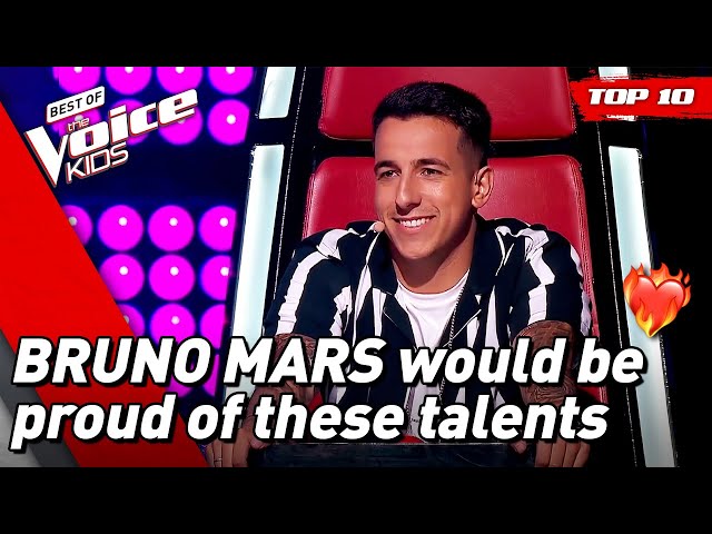 Finesse BRUNO MARS performances on The Voice | Top 10