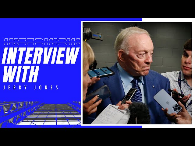 Jerry Jones Postgame: Week 18 | #DALvsWAS | Dallas Cowboys 2023