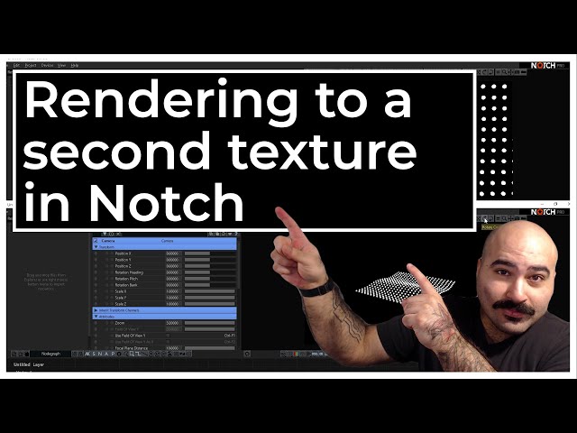 Rendering to a Second Texture in Notch - Tutorial