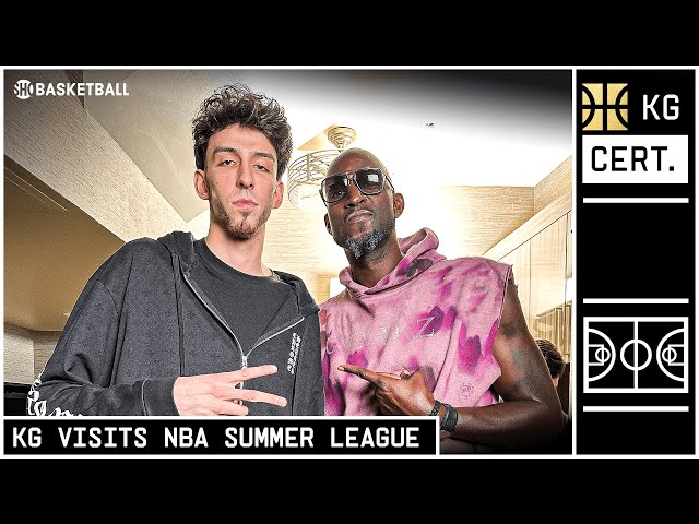 KG Visits NBA Summer League ft. Chet Holmgren, Mitch Richmond, & Albert Hall | KG Certified