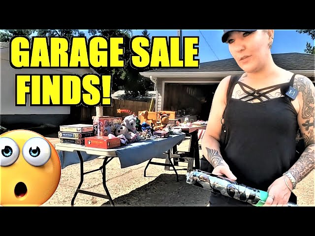 Ep552:  GARAGE SALE FINDS & FUN! 😲😲  #garagesale #yardsale #thriftwithme #shopwithme