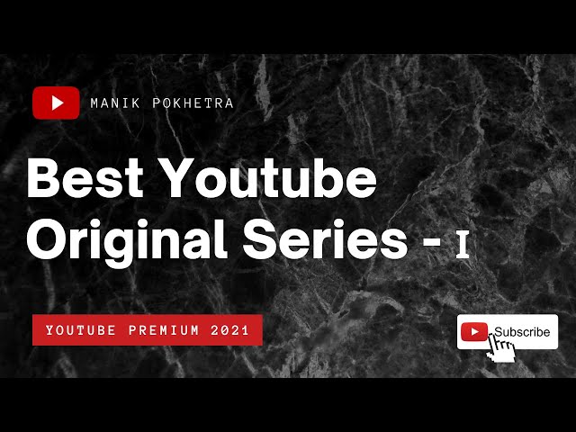 Watch Best Youtube Original Series | 6 Shows You Should Watch on Youtube Premium Red