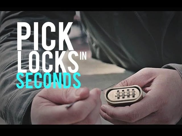 Pick a Combination Lock in SECONDS!!