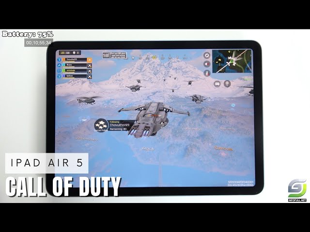 iPad Air 5 test game Call of Duty Mobile 2024 Update