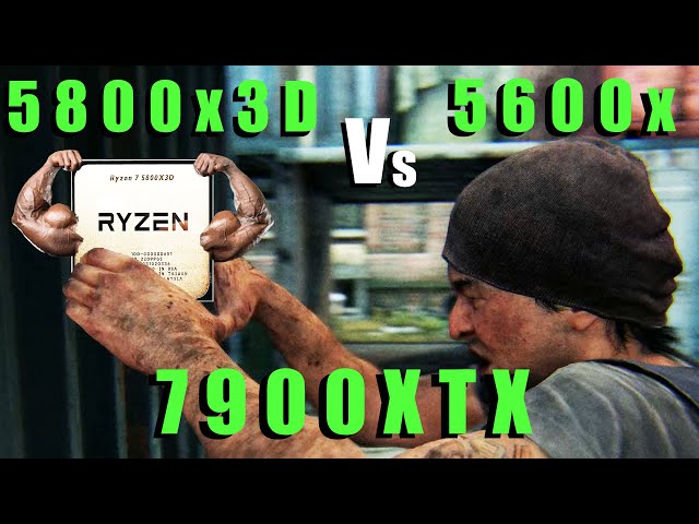 5800X3D vs 5600X FPS Comparison with rx 7900xtx, Ray tracing on + off + FSR 2023 Benchmark