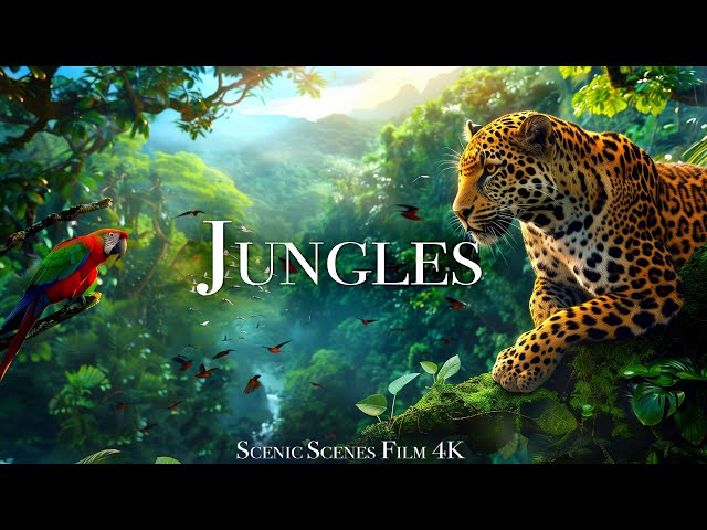 Amazon, Congo, Borneo, Daintree Jungles in 4K | Tropical Rainforest | Scenic Relaxation Film